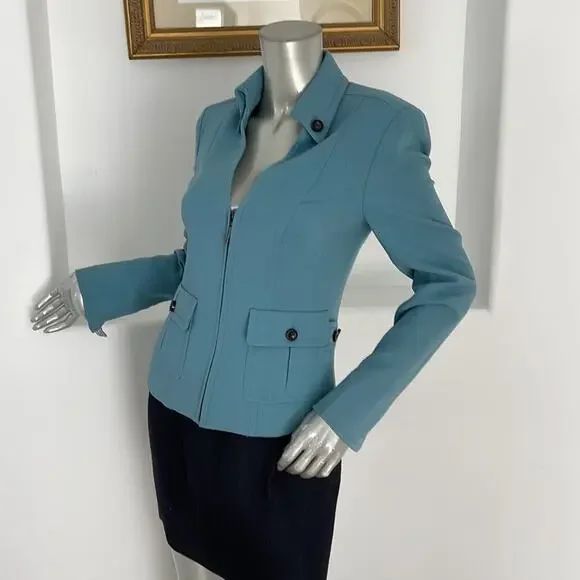 WORTH Bluestar Zip Jacket Size 2 NWT - Picture 6 of 12